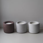 Load image into Gallery viewer, handmade small concrete candle vessel