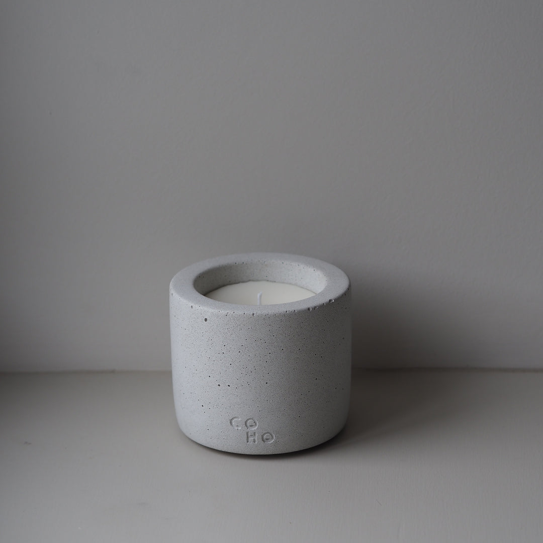 Small Candle - Sandy White