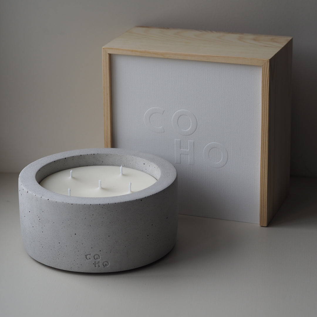 Large Candle - Modern Grey