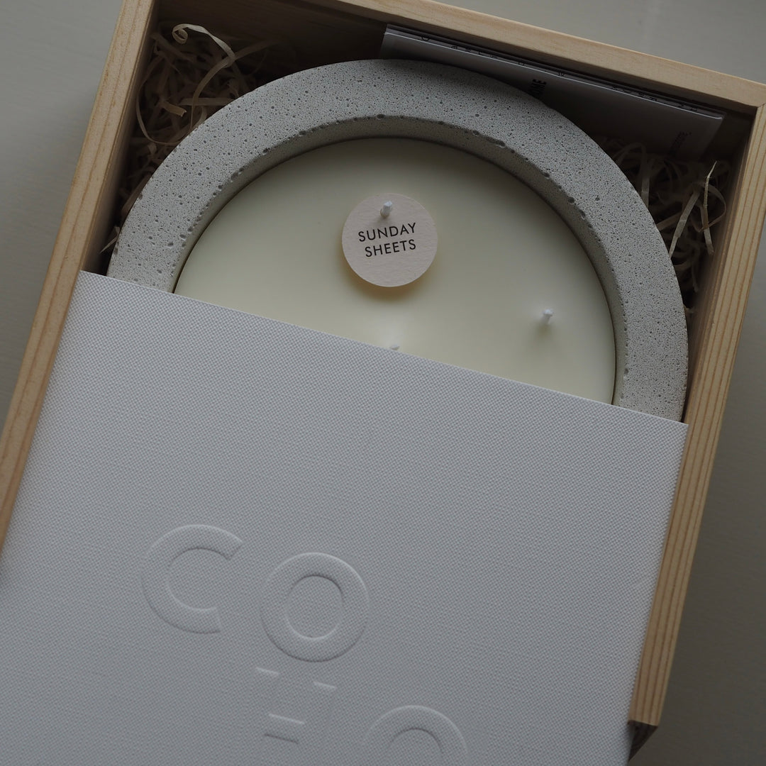 Large Candle - Modern Grey